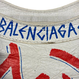 Balenciaga Mini White Graffiti Le City Bag