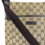 Gucci GG Vintage Beige/Brown Canvas Crossbody Bag