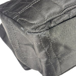 Chanel Black Matelasse Silk Double Flap Bag 2006