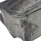 Chanel Black Matelasse Silk Double Flap Bag 2006