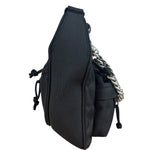 Balenciaga Black Nylon Chain Shoulder Bag