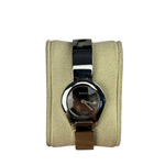 Gucci 6700 L Silver Round Dial Belt Buckle