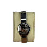 Gucci 6700 L Silver Round Dial Belt Buckle