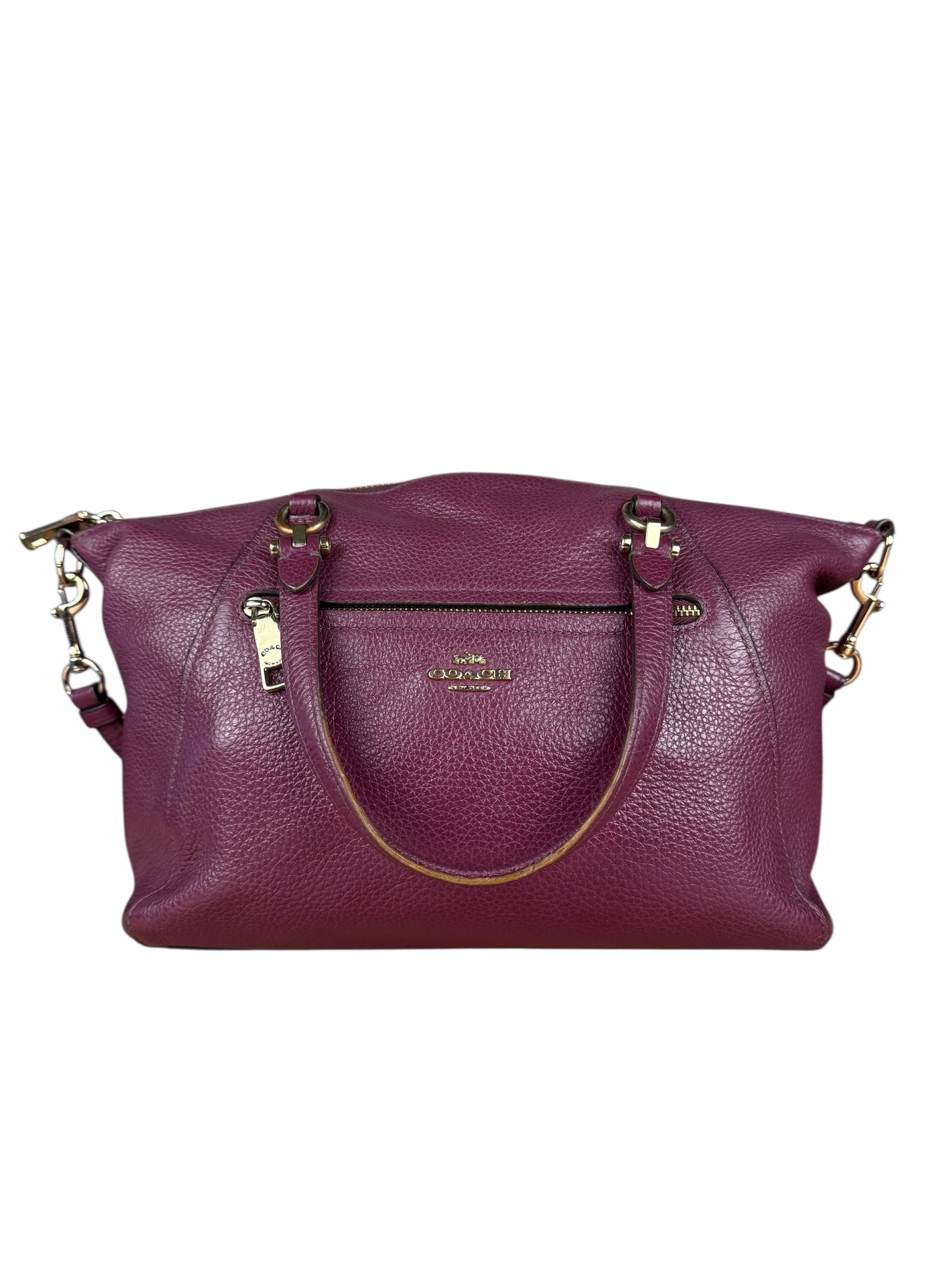 Coach Purple Top Handle Crossbody Bag