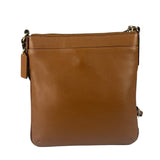 Coach Tan Brown Pebble Leather Crossbody Bag