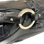 Fendi Black Leather Hobo Bag