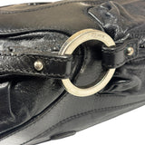Fendi Black Leather Hobo Bag
