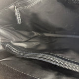 Gucci Vintage Black Leather Shoulder Tote