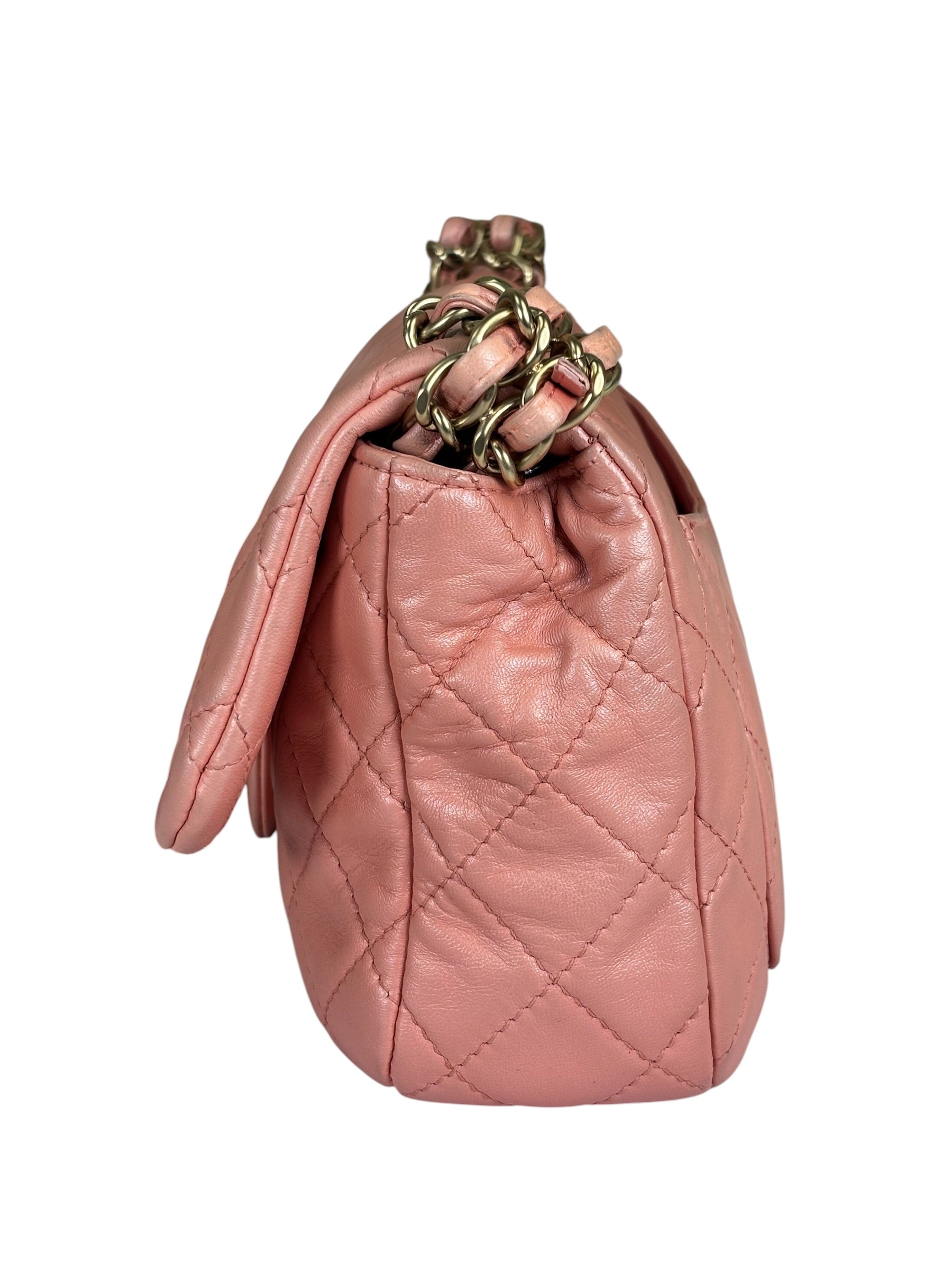 Chanel Pink Quilted Lambskin Precious Jewel Flap Bag 2010