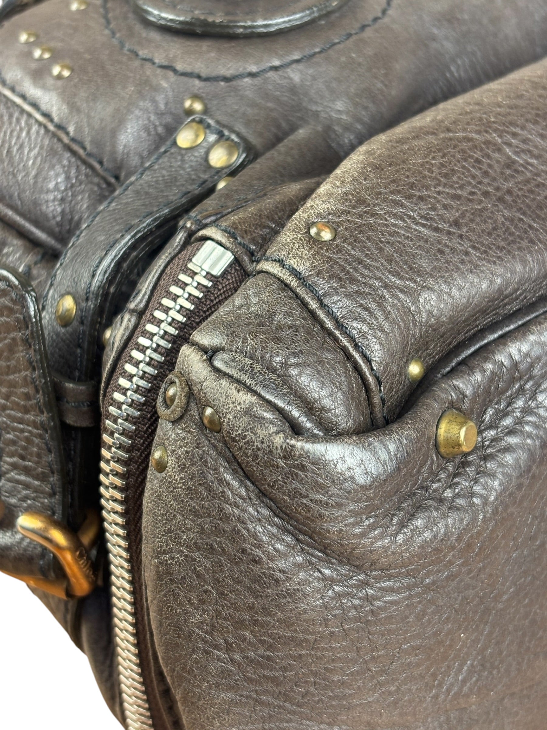 Chloe Brown Leather Paddington Shoulder Bag