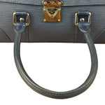 Louis Vuitton Navy Blue Leather Epi Segur Handbag PM