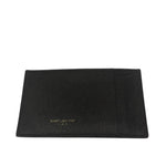 Yves Saint Laurent Black Leather Card Holder