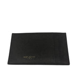 Yves Saint Laurent Black Leather Card Holder