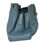 Chanel Blue Caviar Quilted CC Timeless Soft Shopper Tote 2010