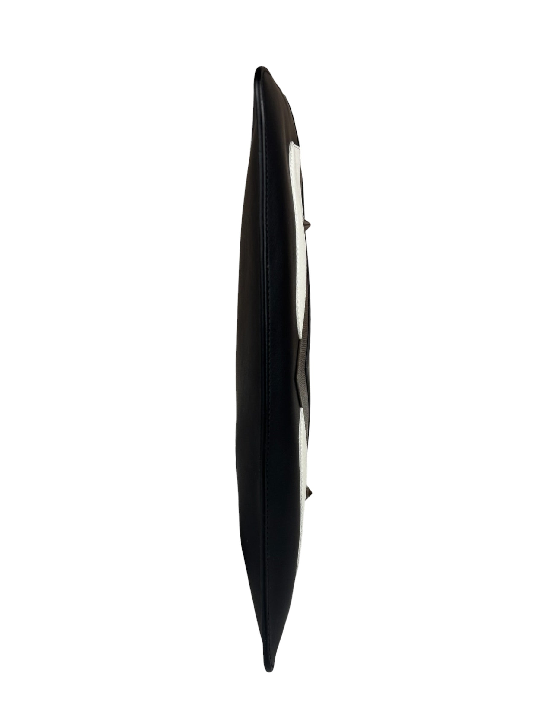 Fendi Black/Grey/White Monster Bag Bugs Eye Pouch