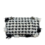 Chanel Tweed Woven Medium Classic Double Flap Bag 2014