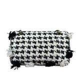 Chanel Tweed Woven Medium Classic Double Flap Bag 2014
