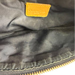 Christian Dior Denim Beige Leather Mini Saddle Pochette