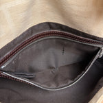 Fendi FF Canvas Baguette