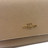 Coach Beige Leather Klare Crossbody Bag