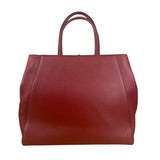 Fendi Red Leather 2Jours Handbag (Deterioration)