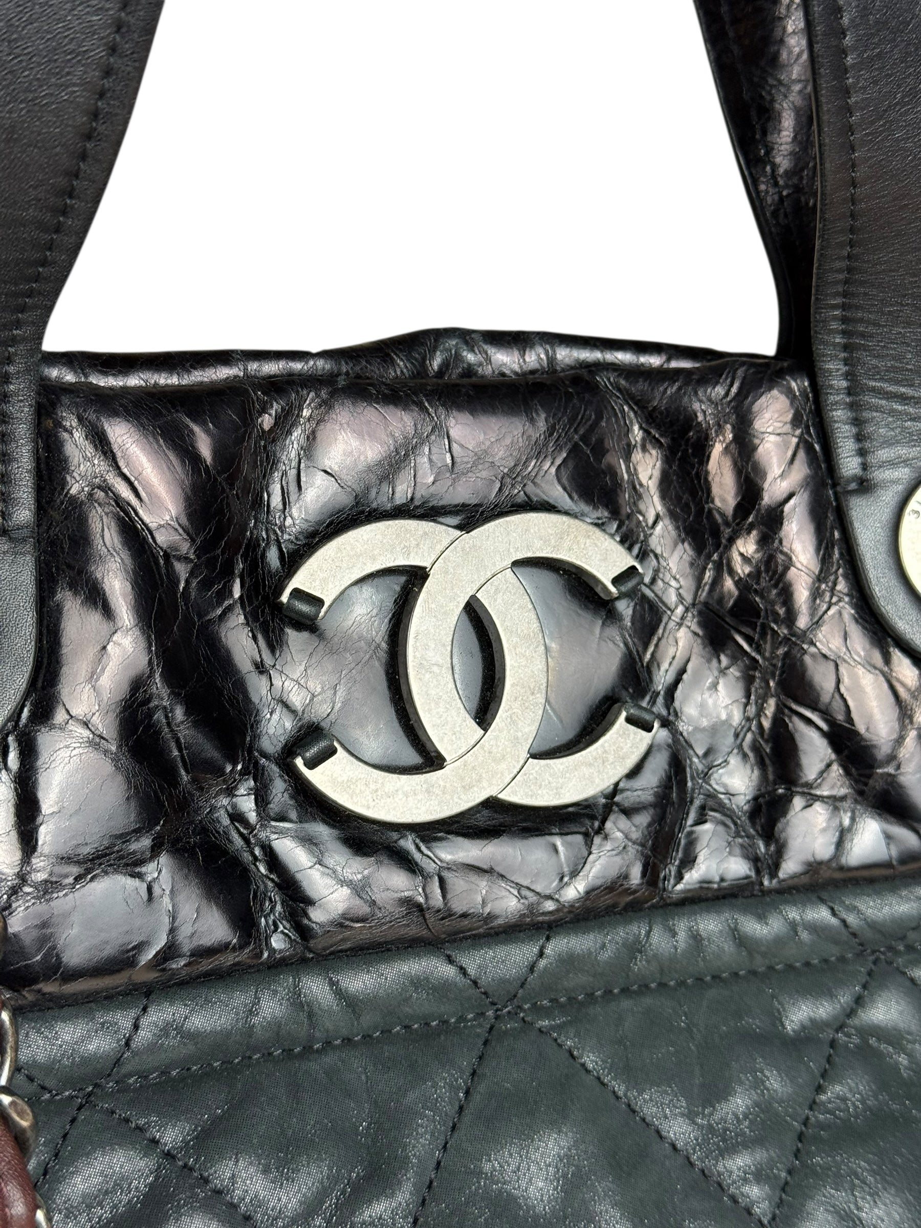 Chanel Matelasse In The Mix Leather Chain Tote '09