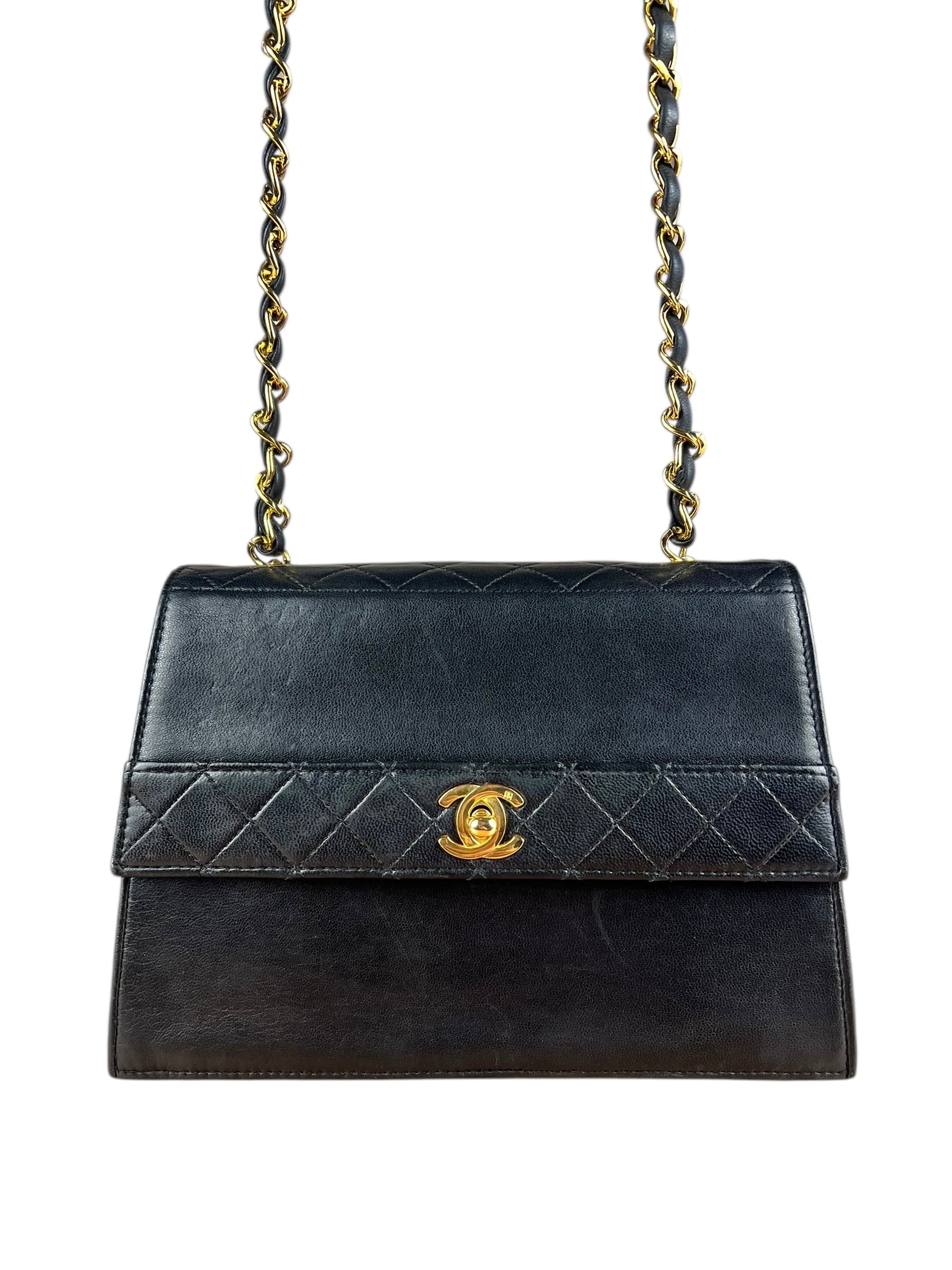 Chanel Neo Executive Black Lambskin 1990