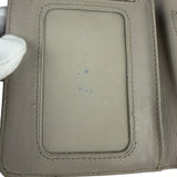 Loewe Muted Slate Blue Leather Monogram Debossed Anagram Wallet