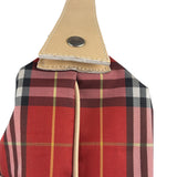 Burberry Vintage Red House Check Mini Handbag