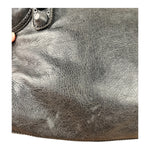 Balenciaga Dark Grey Covered Brogues City Bag