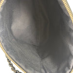 Chanel Black/Golden Quilted Lambskin Night Clutch On Chain Flap Bag 2012
