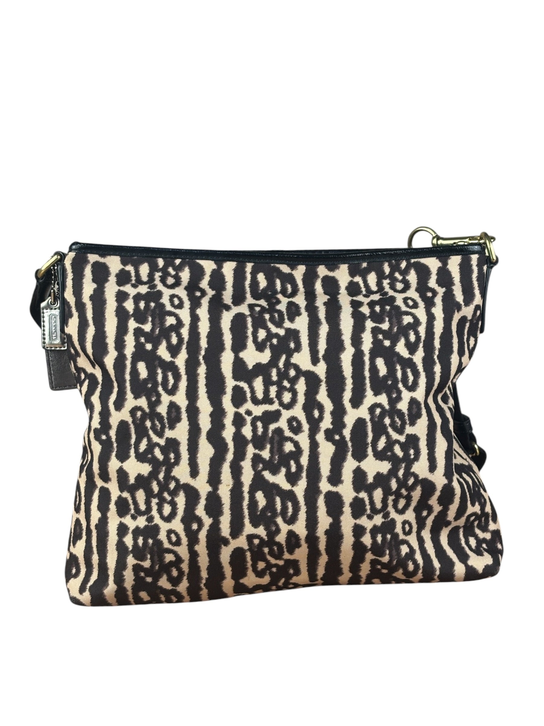 Coach Leopard Print Canvas Crossbody