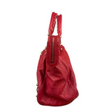 Balenciaga Red Calfskin Rouge Le City Bag