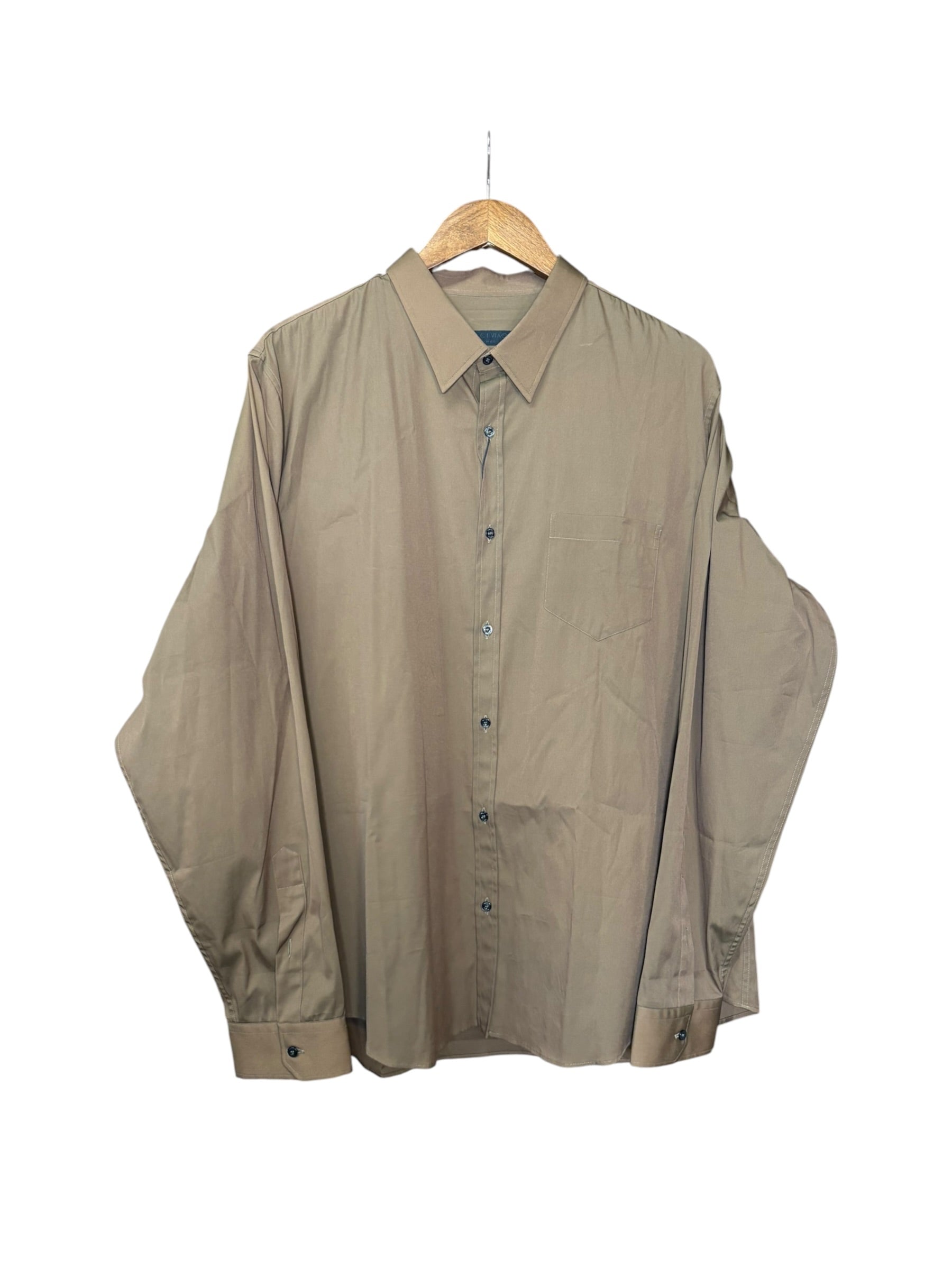 Gucci Viagio Vintage Brown Button Up Shirt
