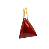 Louis Vuitton Red Monogram Vernis Bellevue Handbag PM