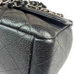 Chanel Black Quilted Leather Jumbo Classic Flap Bag 2009