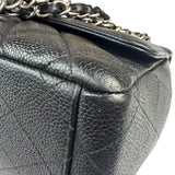 Chanel Black Quilted Leather Jumbo Classic Flap Bag 2009