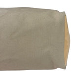 Prada Beige Cloth/Patent Leather Trim Shoulder Bag