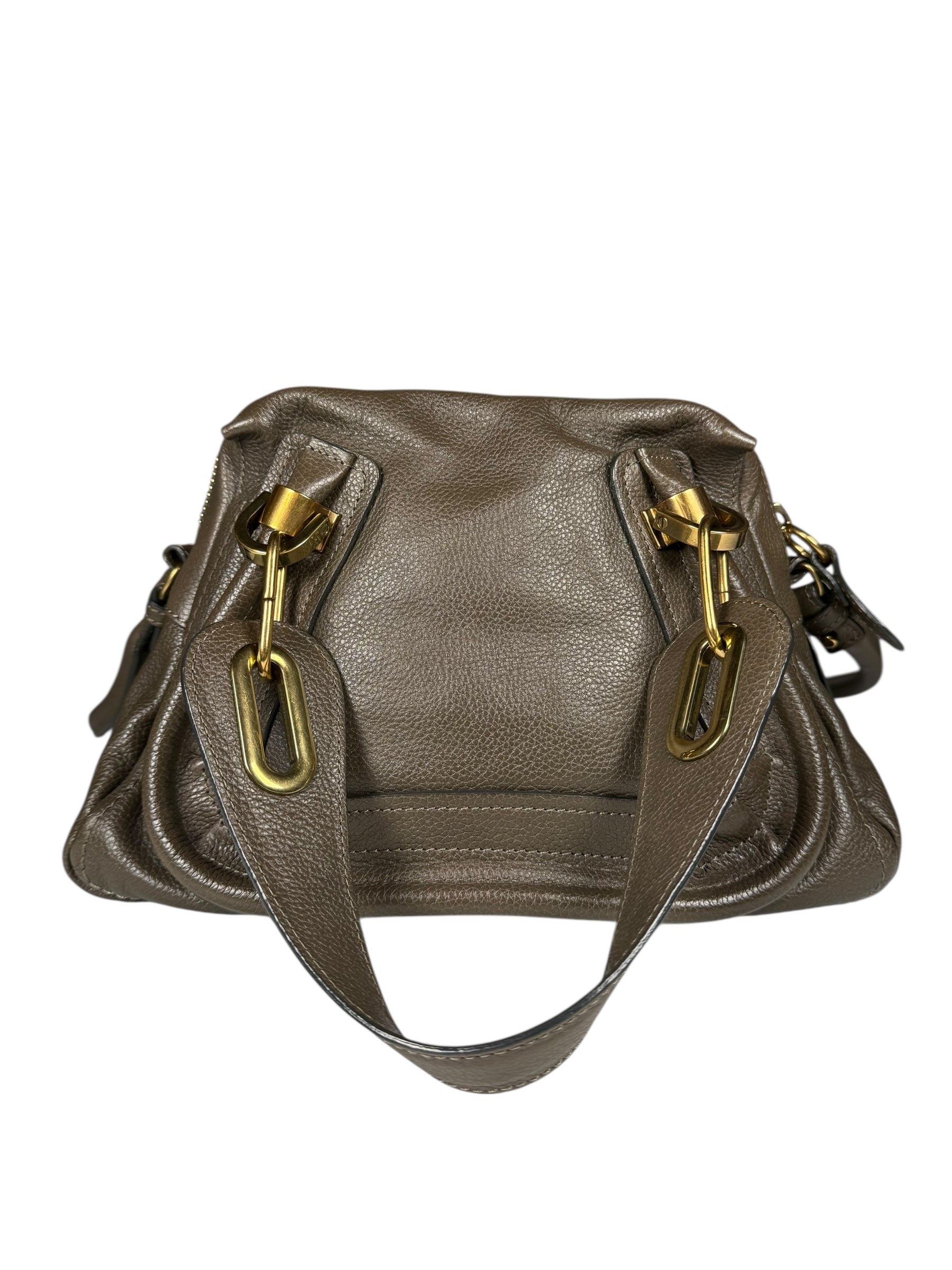 Chloe Partay Small Taupe Two-Way Bag