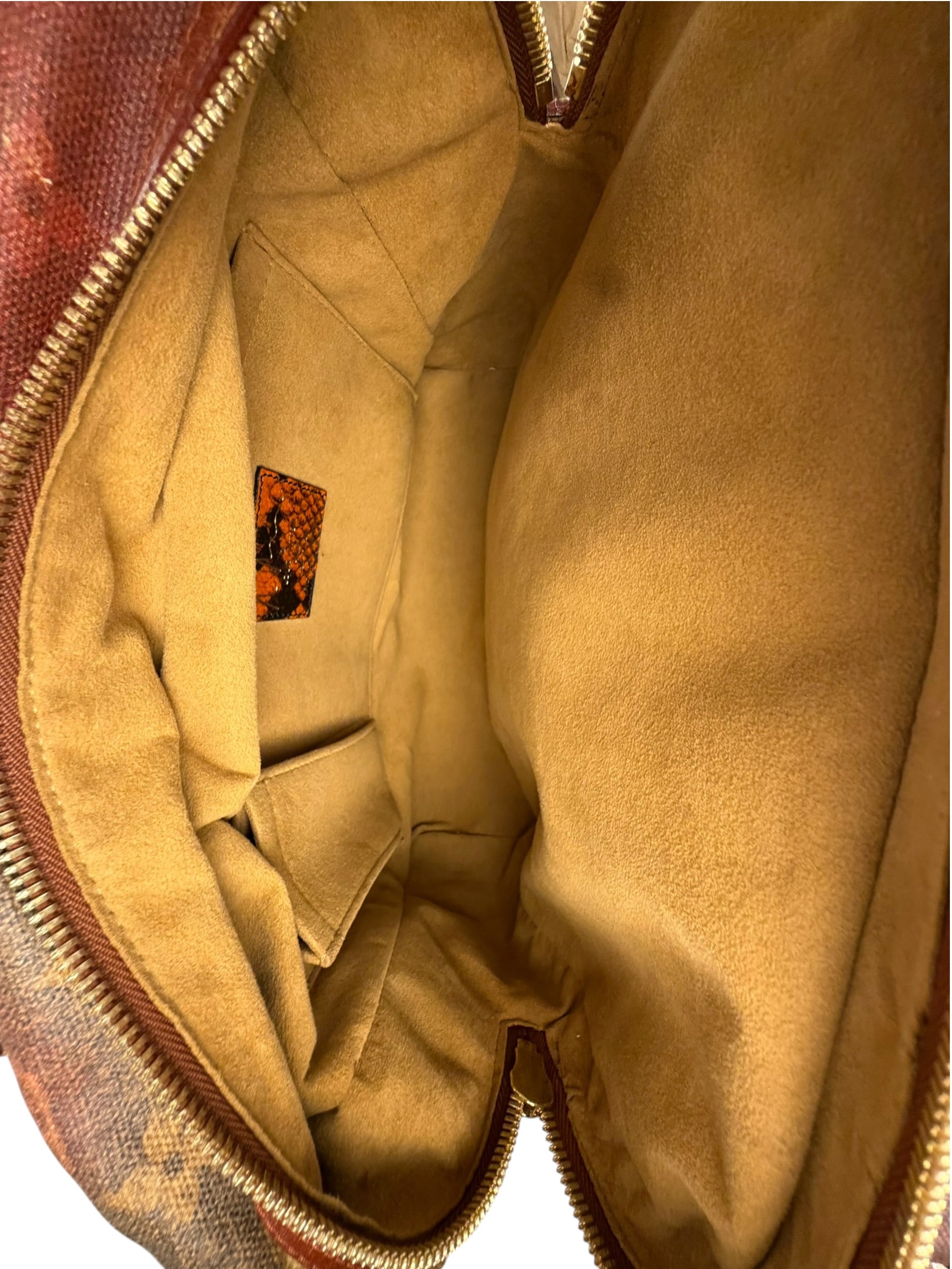 Louis Vuitton Multicolor Leather Mancrazy Jokes Handbag