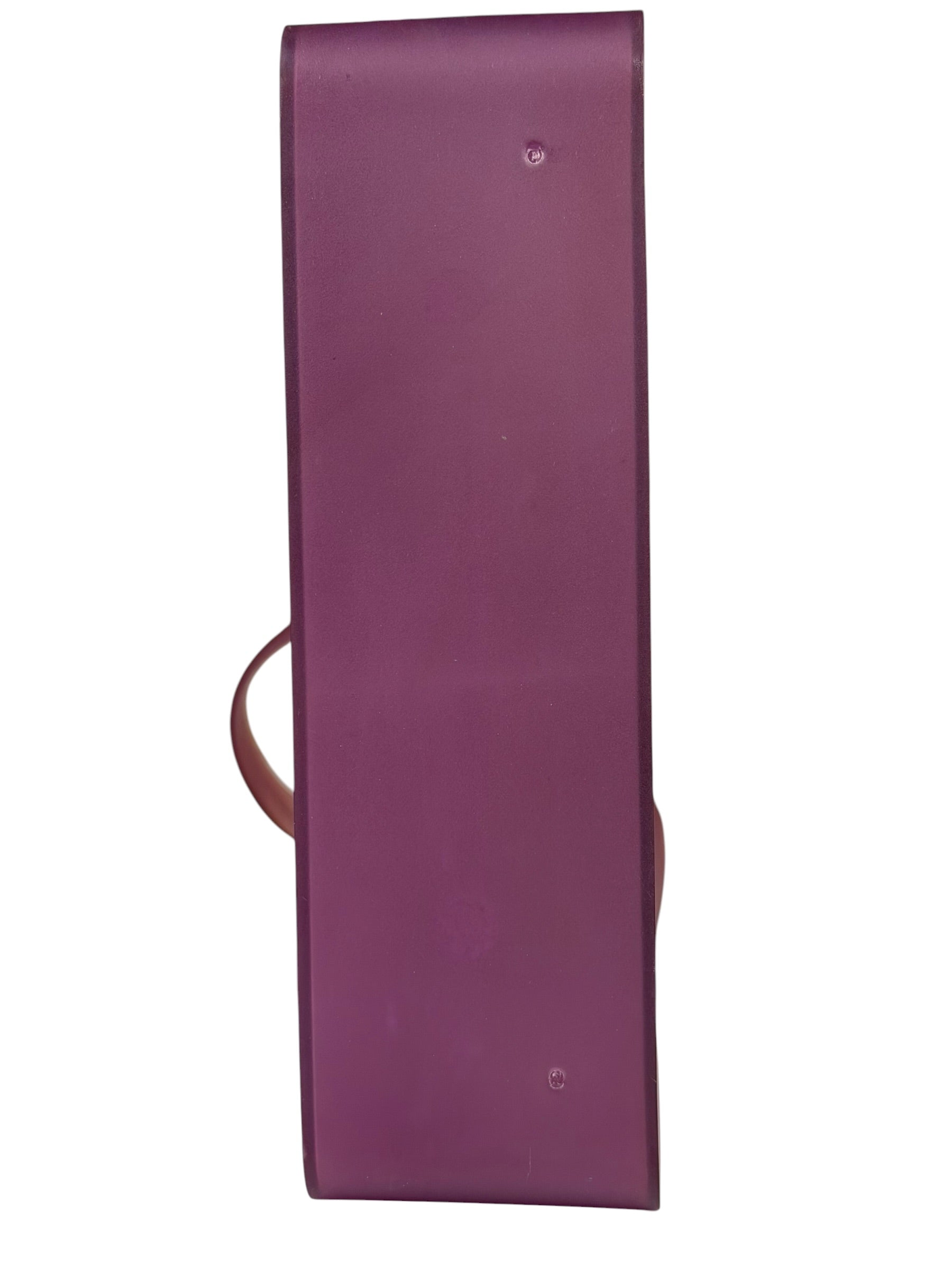 Chanel Purple Jelly Rubber Small Tote Bag Early 2000's