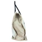 Saint Laurent Beige Canvas Rive Gauche Tote Bag