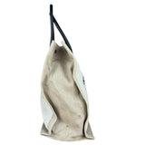 Saint Laurent Beige Canvas Rive Gauche Tote Bag