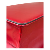 Gucci Red Leather GG Ring Shoulder Bag