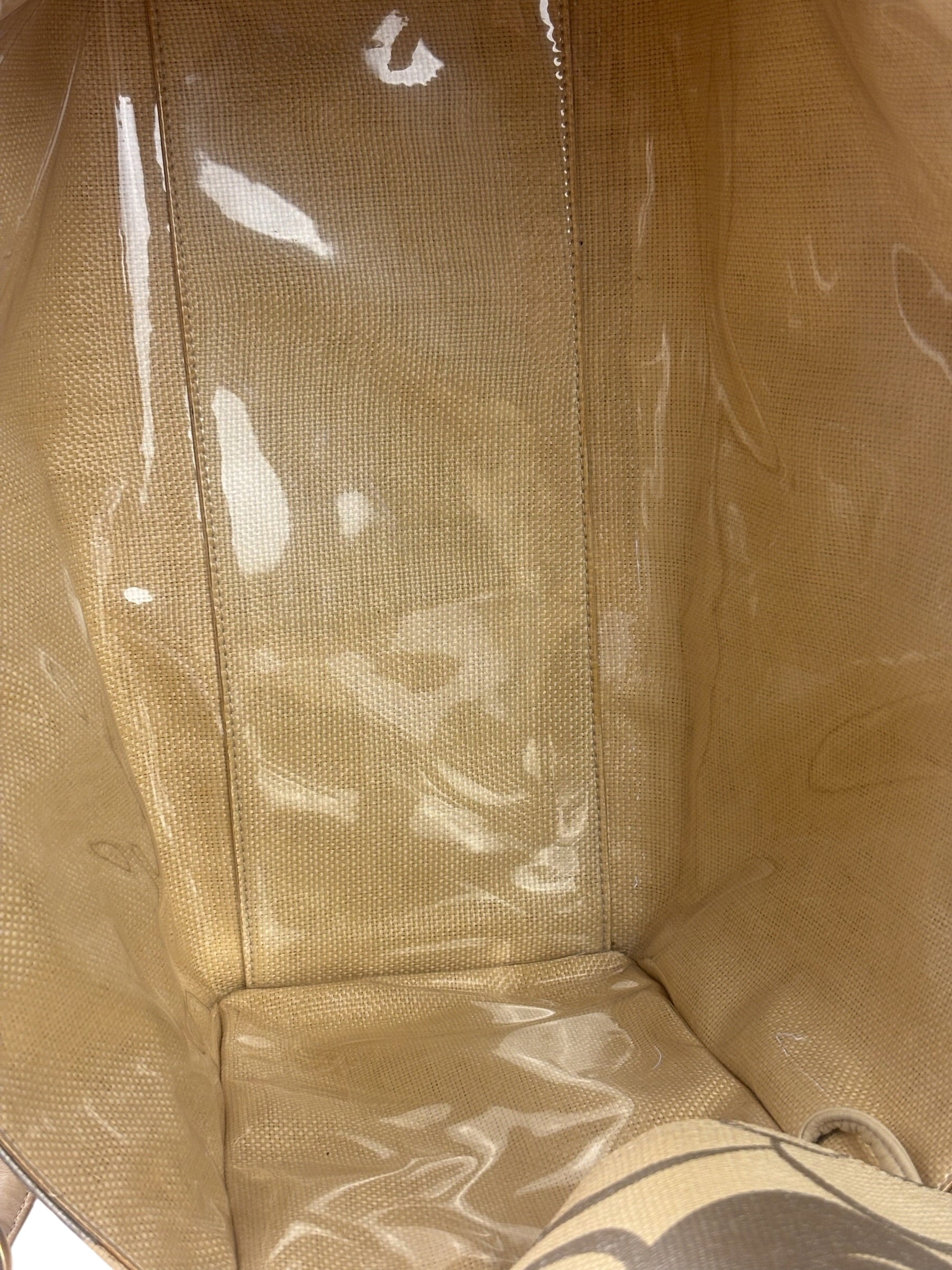 Chanel Camellia Raffia Tote 2004