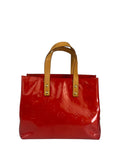 Louis Vuitton Red Vernis Reade Tote PM
