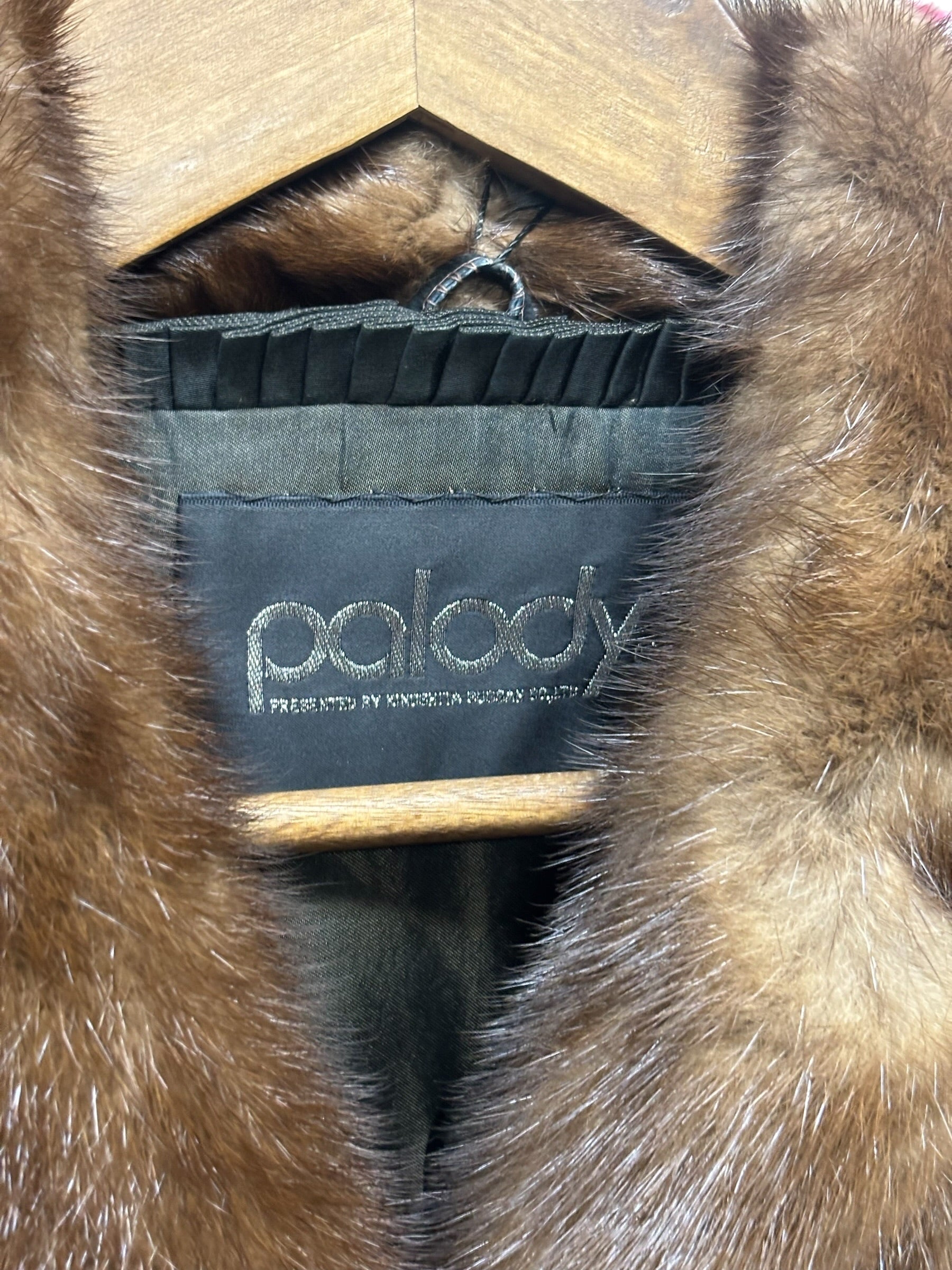 Palody Brown Mink Fur Coat