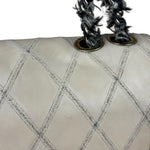 Chanel Tweedy Quilted Leather Fringe Flap Bag 2011