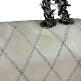 Chanel Tweedy Quilted Leather Fringe Flap Bag 2011