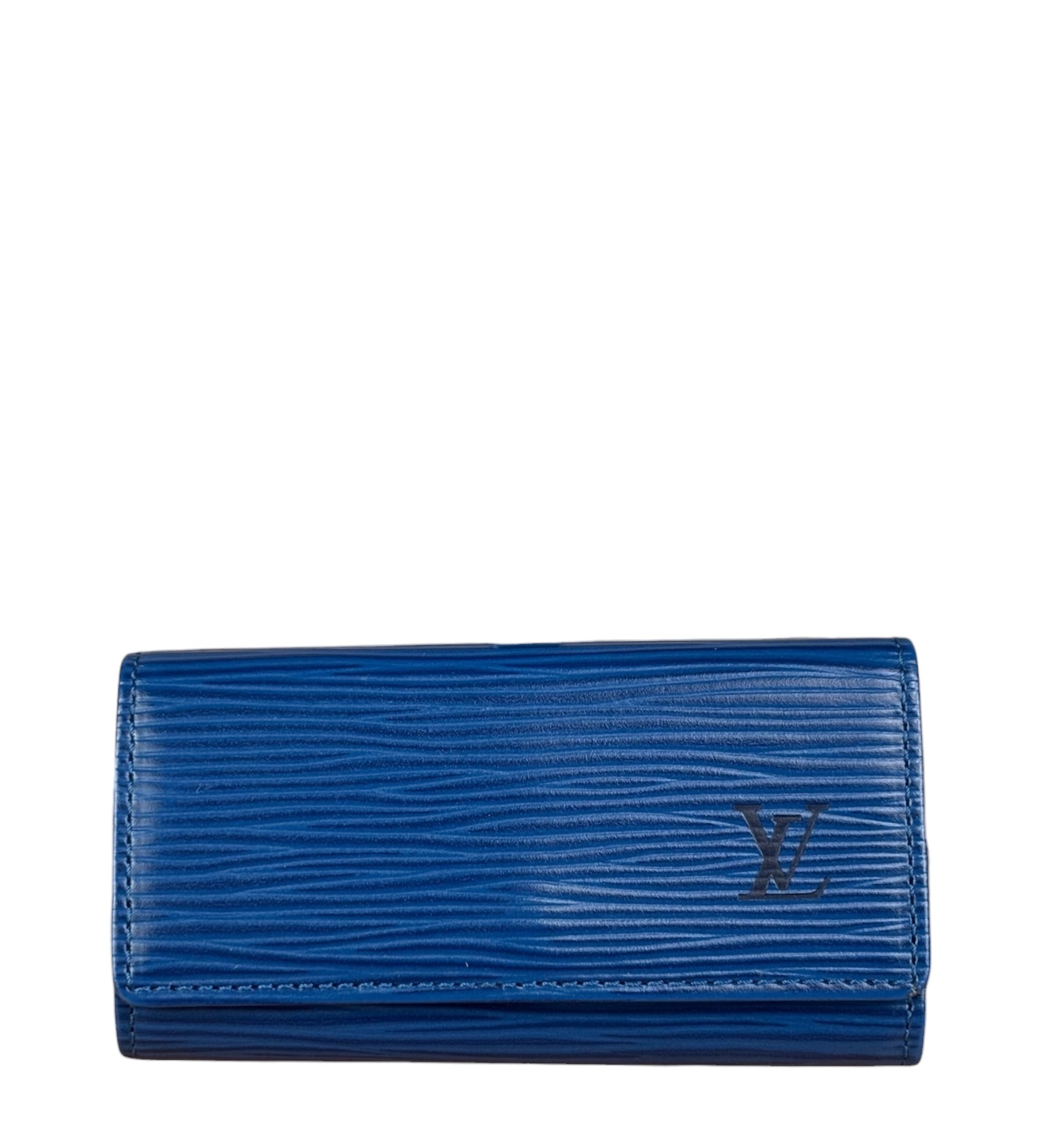 Louis Vuitton Navy Blue Epi Leather Key Holder